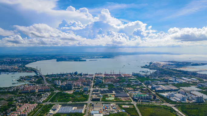 海南儋州洋浦大景延时