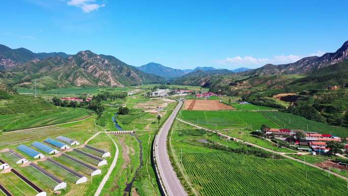 【合集】航拍新农村风景三农建设 农村建设