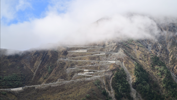 宝康路8K延时s432四川独库公路