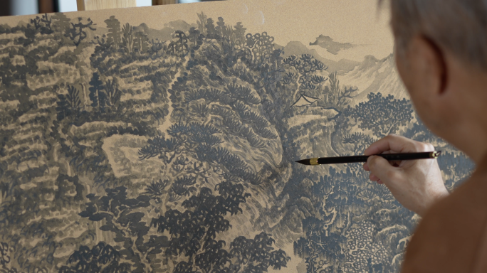 景德镇绘画瓷板画 画画 画瓷版画
