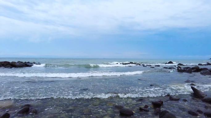 自然风光大海海水海浪视频