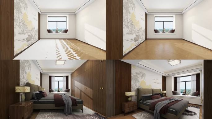 三维客厅 室内装修 室内漫游动画镜头