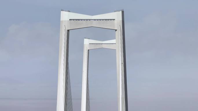 深中通道建设过程航拍深中大桥跨海大桥4K