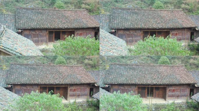 天坑中的百年老屋