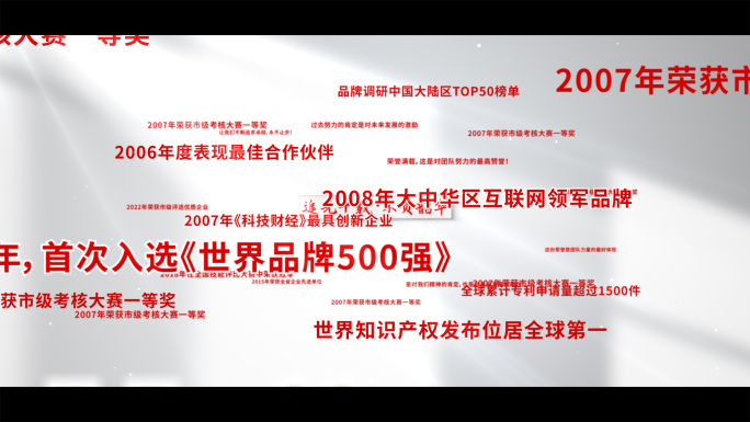 【无插件】文字汇聚片头
