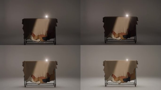 工艺皮料模拟太阳光