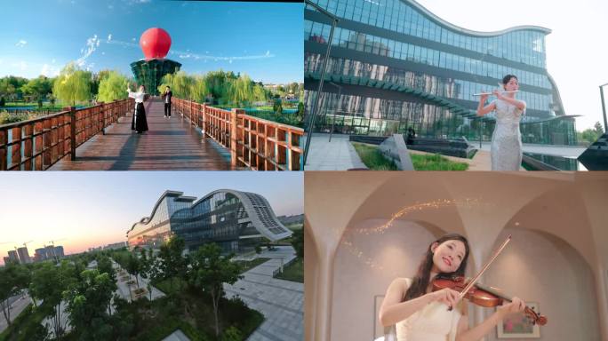 音符粒子和实景合成，音符可单独修改