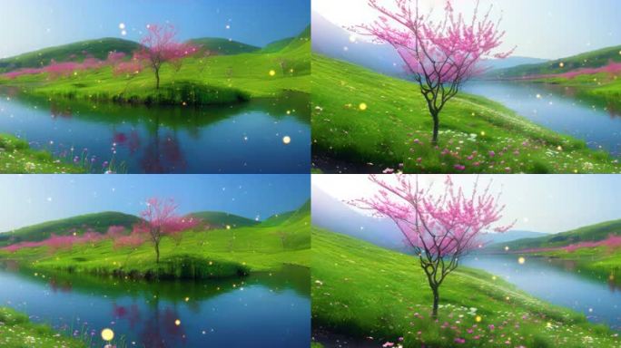 宽屏春风送暖万物复苏大地披上了绿