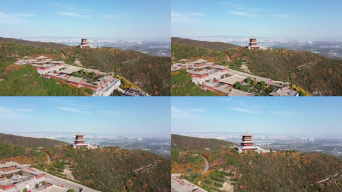 太原太山望都阁_渐进_太原市全景