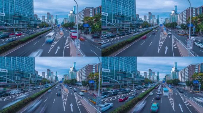 8K北京CBD车流延时