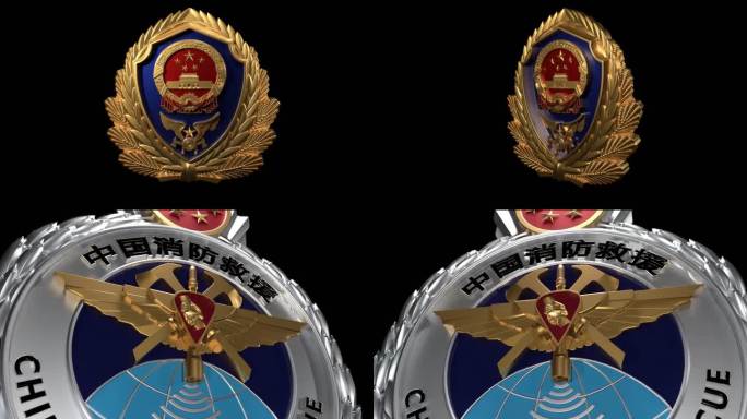 消防救援系列配饰模型C4D工程