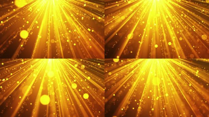 【4K】科技大气金色背景视频