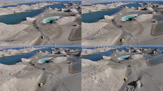 乌素特水上雅丹航拍