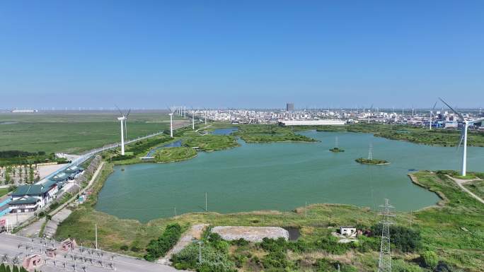 海上风力发电清洁能源绿色环保风能风车