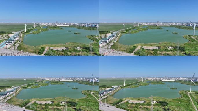 海上风力发电清洁能源绿色环保风能风车