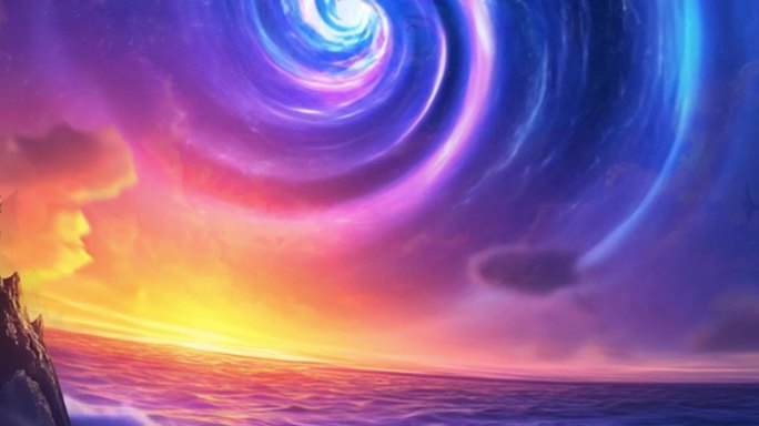 彩色奇幻云梦幻梵高星空梦幻星空