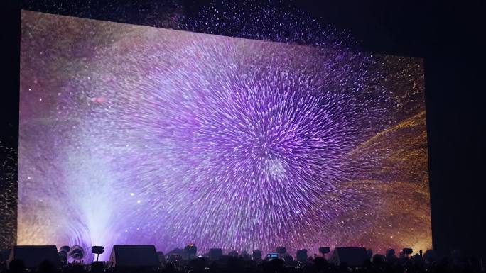 炫酷 粒子 扩散 大屏 背景
