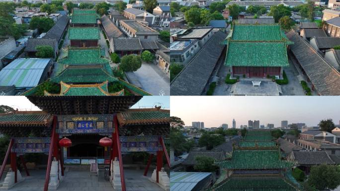 航拍 安阳民俗博物馆