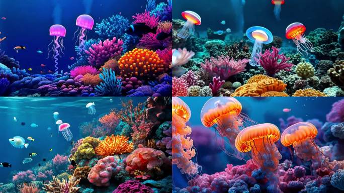 缤纷海洋海底世界合集海底鱼群