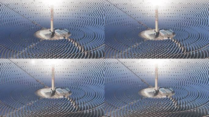 甘肃敦煌光热电站航拍