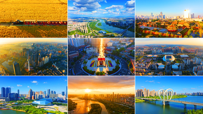 沈阳航拍 沈阳延时 辽宁沈阳城市地标