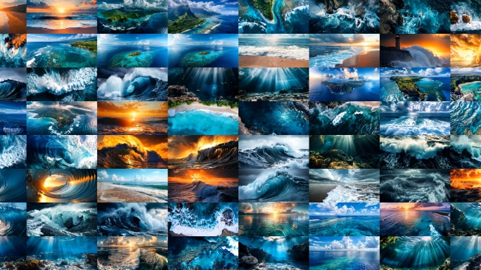 【4K】大气唯美大海海洋合集