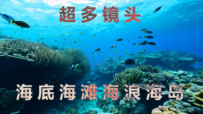 海洋海浪大海巨浪沙滩海岛礁石海底
