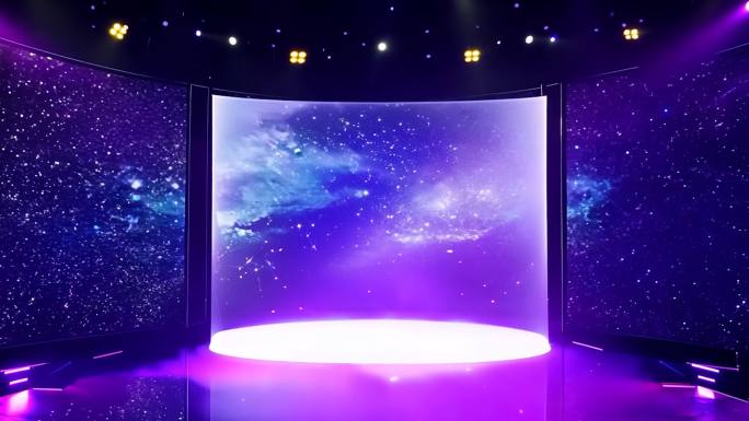 梦幻 星空 窗户 悬浮 led舞台背景