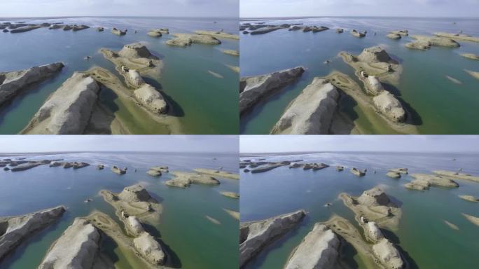 乌苏特水上雅丹风光航拍11