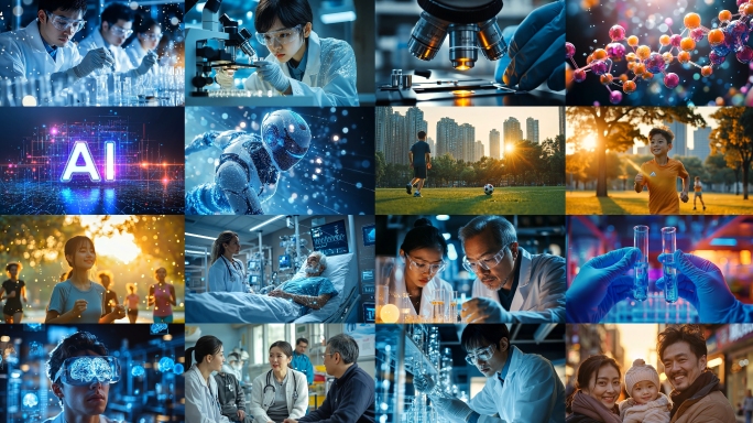 【4K】智慧医疗医学研究AI健康生活合集