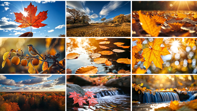 秋天的枫叶 深秋季节