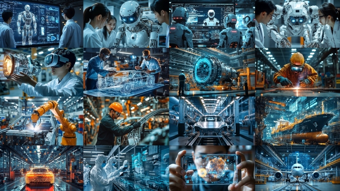 【4K】科技创新机器人高科技生产研发合集