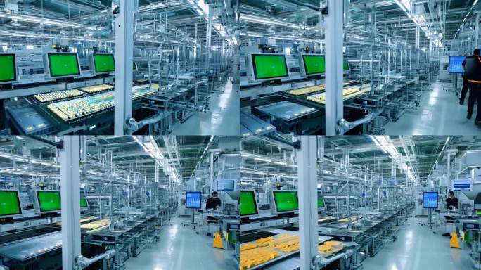 生产线 计算机 芯片 半导体 食品加工厂