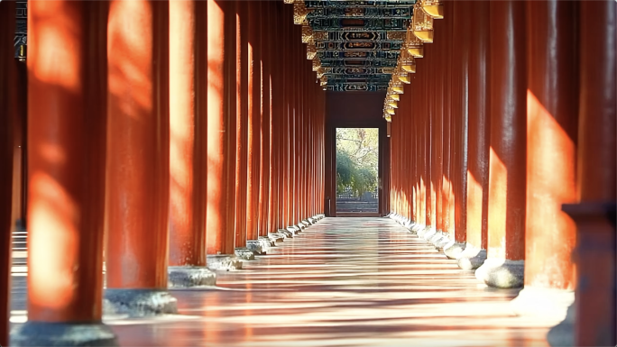 故宫宫殿皇宫古代建筑光影变幻