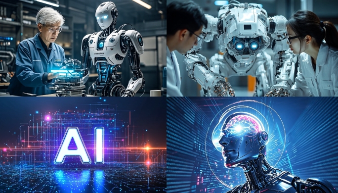 【4K】AI人工智能机器人科研研发合集