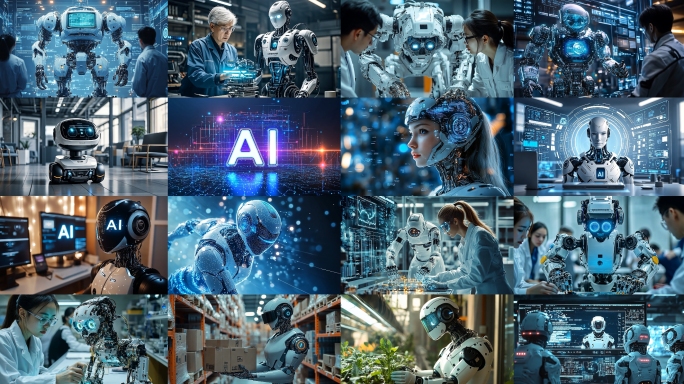 【4K】AI人工智能机器人科研研发合集