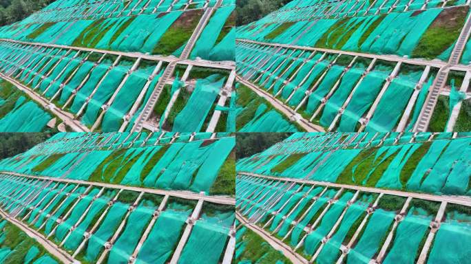 公路边坡防护绿化滑坡修治理支施工作业基建