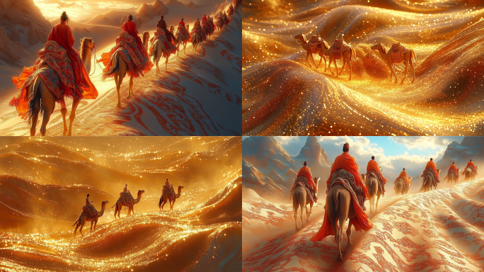 丝绸之路创意场景