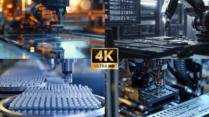 芯片生产半导体光刻机晶圆智能制造自动化