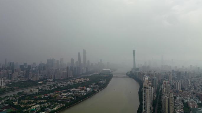 【4K延时合集】广州暴雨极端天气阴天之二