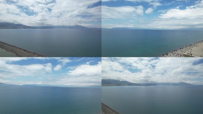 新疆赛里木湖航拍1