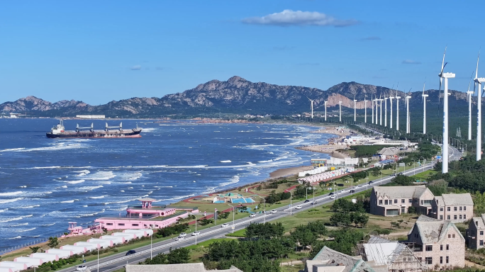 4K合集威海千里山海自驾旅海滨公路网红