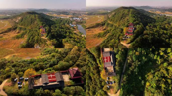 镇江马迹山秋景航拍合集