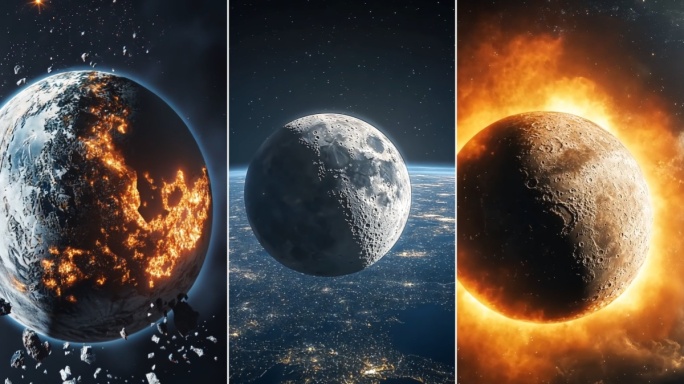 4k竖屏星球宇宙爆炸【合集】