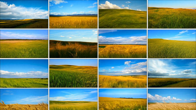 草原 草原风光 牧场  旷野