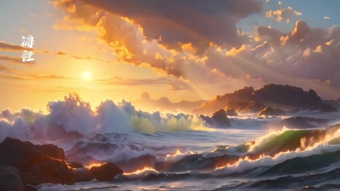 舒适 山海经 奇景四圣兽青龙白虎玄武朱雀