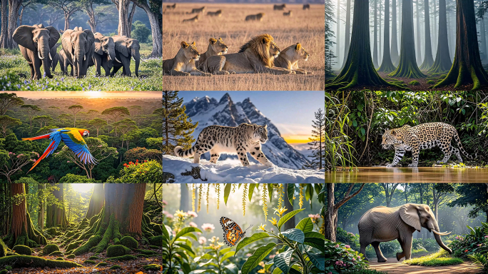 野生动物自然纪录片素材