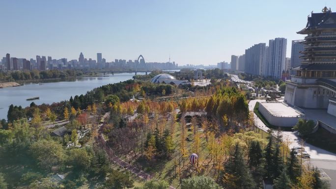 书圣阁航拍
