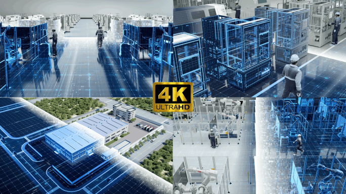 自动化工厂3D虚实转换C4D工程