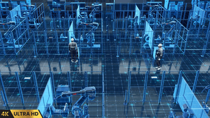 全息智慧自动化工厂C4D工程